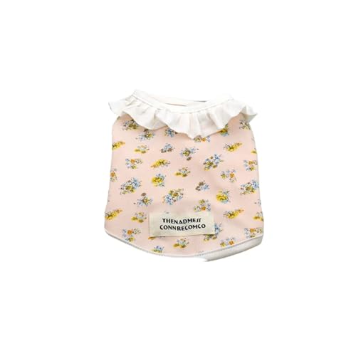 Haustier-Hundekleidung, Cartoon-Weste für Hunde, Kleidung, Katze, kleiner Apfel, Elefant, niedlich, dünn, Sommermädchen, Chihuahua, Haustierprodukte (Floral, XXL) von DoRysk