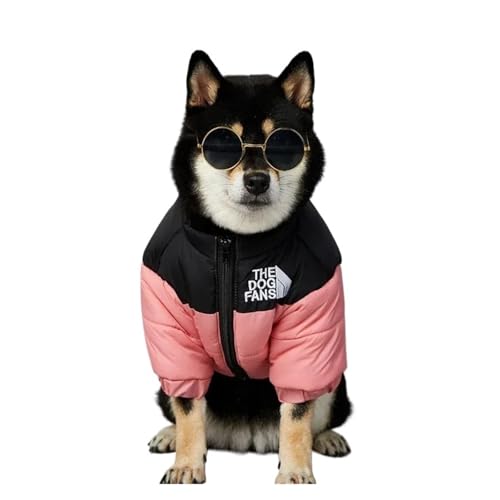 Hundekleidung für kleine, mittelgroße und große Hunde, Kleidung für französische Bulldogge, Winter, warme Daunenjacken für Yorkies, Hundezubehör (einfarbig, Größe 4XL) von DoRysk
