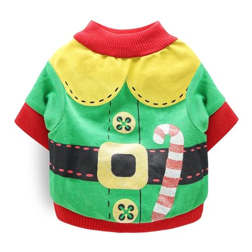 Hundekleidung für kleine Hunde, Haustier-Kapuzenpullover, Halloween, Weihnachten, Katze, Welpen, warmes Hemd, Hundebaby-Kleidung für Chihuahua-Kostüm, Haustierartikel (Größe N, XS) von DoRysk