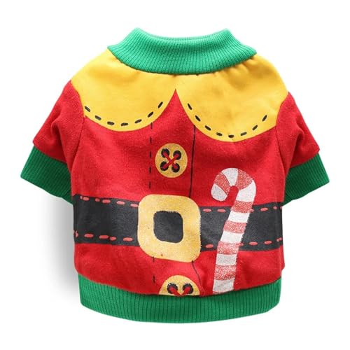 Hundekleidung für kleine Hunde, Haustier-Kapuzenpullover, Halloween, Weihnachten, Katzen, Welpen, warmes Hemd, Hundebaby-Kleidung für Chihuahua-Kostüm, Haustierartikel (Größe M, M) von DoRysk