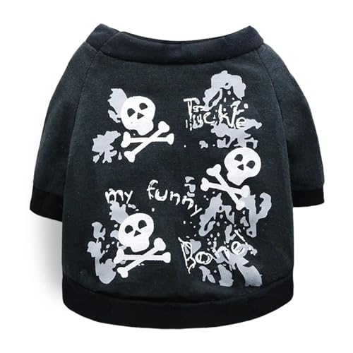 Hundekleidung für kleine Hunde, Haustier-Kapuzenpullover, Halloween, Weihnachten, Katzen, Welpen, warmes Hemd, Hundebaby-Kleidung für Chihuahua-Kostüm, Haustierartikel (H, XS) von DoRysk