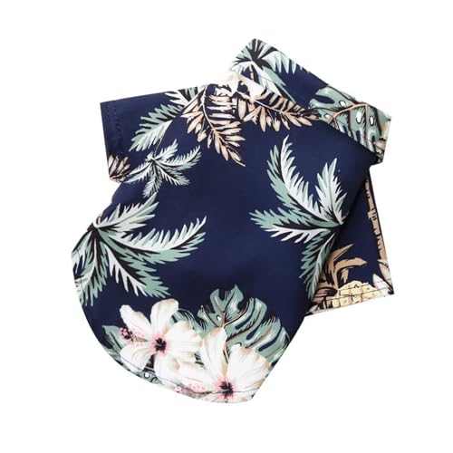 Kleine und mittelgroße Hunde Strand Ananas Hemd Hawaii Haustier Hund Katze Golden Retriever Frühlings- und Sommersaison Kleidung (Farbe: 07, 3 Stück, Größe: M) von DoRysk