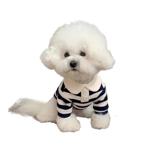 Sommer-Hunde-Shirt, modische Hundekleidung, niedlich, gestreift, für Haustiere, Welpen, dünnes Hemd, weiche Katzenweste, Haustier-Kätzchen, Hundekleidung, Chihuahua, Hundekleidung (Marineblau, Größe Sommer-Hunde-Shirt, modische Hundekleidung, niedlich, gestreift, für Haustiere, Welpen, dünnes Hemd, weiche Katzenweste, Haustier-Kätzchen, Hundekleidung, Chihuahua, Hundekleidung (Marineblau, Größe von DoRysk