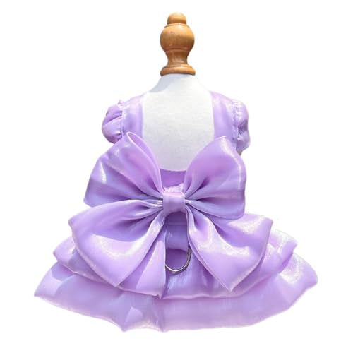 Sommer-Rock für Hunde, Welpen, gestreift, Schmetterling, Prinzessin, Baby, Hund, Hochzeit, Midikleid, Katzenrock, Shih Tzu, Hundekleidung für Party (1, XL) von DoRysk