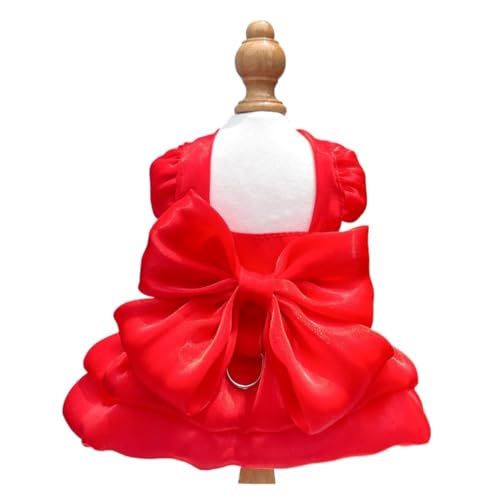 Sommer-Rock für Hunde, Welpen, gestreift, Schmetterling, Prinzessin, Baby, Hund, Hochzeit, Midikleid, Katzenrock, Shih Tzu, Hundekleidung für Party (4, M) von DoRysk