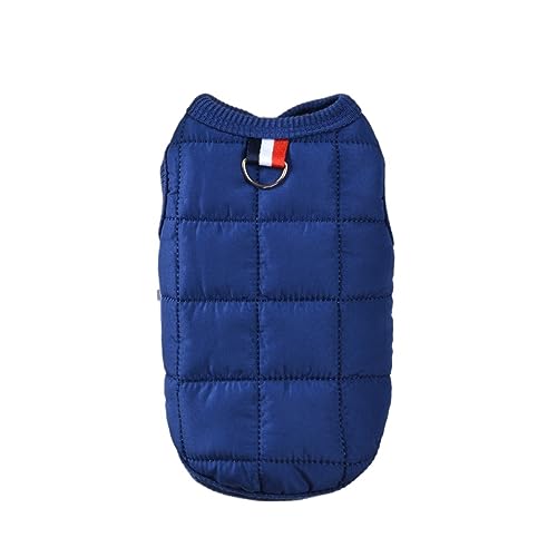 Warme Winter-Hundejacke, winddicht, passend für kleine Hunde, gepolsterte Kleidung, Chihuahua-Kleidung, Haustierbedarf (Blau, XS) von DoRysk