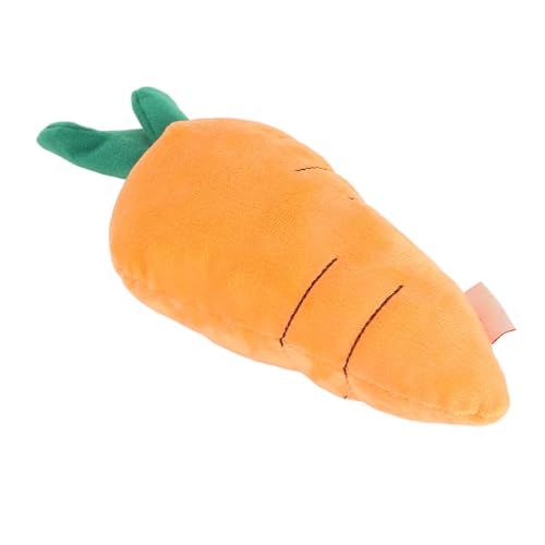 Doact Karotten-Quietschspielzeug für Hunde, Interaktives Hundespielzeug, Langlebig, Bissfest, für Unterhaltung (S 40 cm) von Doact