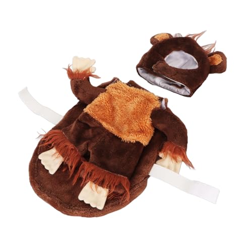 Haustierkleidung, Warmer Affen-Look. Einfach zu Tragendes Weihnachts-Hundekostüm für den Täglichen Gebrauch Im Innenbereich (M) von Doact