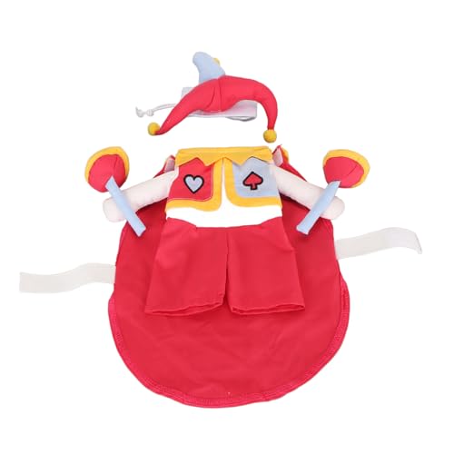 Hunde-Cosplay-Kostüm, Vielseitiges Hunde-Clown-Kostüm, Atmungsaktiv, Spaß für Weihnachten (M) von Doact