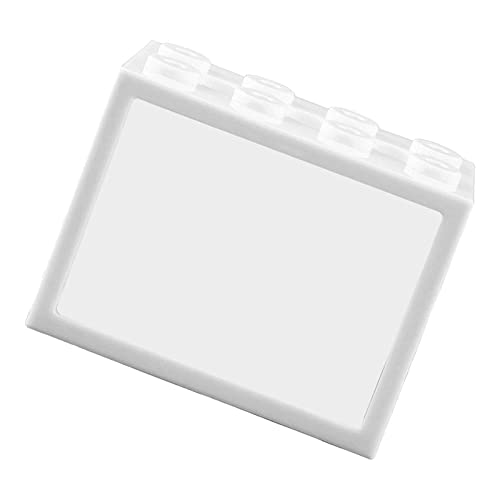 Doact Miniatur-Aquarium, Tragbar, Transparent, Kleines Betta-Aquarium, Exquisit Glänzend, für Fische und Reptilien (Weiss) von Doact