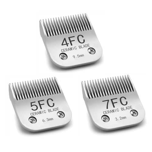 Docal Abnehmbare Schermaschine Keramikklingen 4FC/5FC/7FC, silberfarben, Ersatzklingen für Hundepflege, kompatibel mit den meisten Schermaschinen der KM-Serie, die meisten A5, Größe 4FC/5FC/7FC Docal Abnehmbare Schermaschine Keramikklingen 4FC/5FC/7FC, silberfarben, Ersatzklingen für Hundepflege, kompatibel mit den meisten Schermaschinen der KM-Serie, die meisten A5, Größe 4FC/5FC/7FC von Docal
