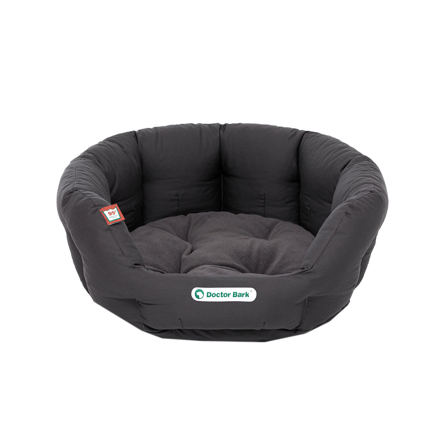 Doctor Bark Basket Bed - L - Grau von Doctor Bark