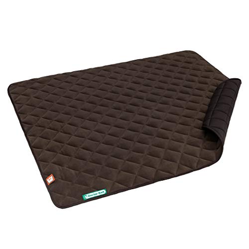 Doctor Bark Hundedecke Fleece Wendedecke - Flauschige, robuste Hundematte für sehr große Hunde - Liegedecke, waschbar bis 95°C (XXL - 140x110 cm, Braun/Braun) von Doctor Bark