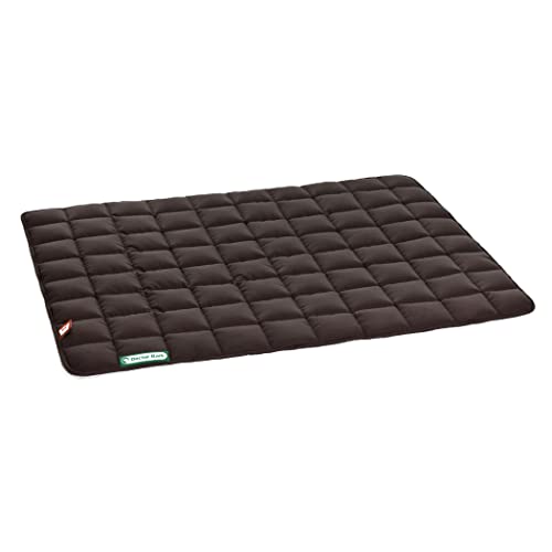 Doctor Bark Hundedecke – weiche, hochwertige Hundematte für größere Hunde, robuste Indoor-Outdoor Liegedecke, waschbar bis 95 °C (Gr. L, 100x80 cm, Braun) von Doctor Bark