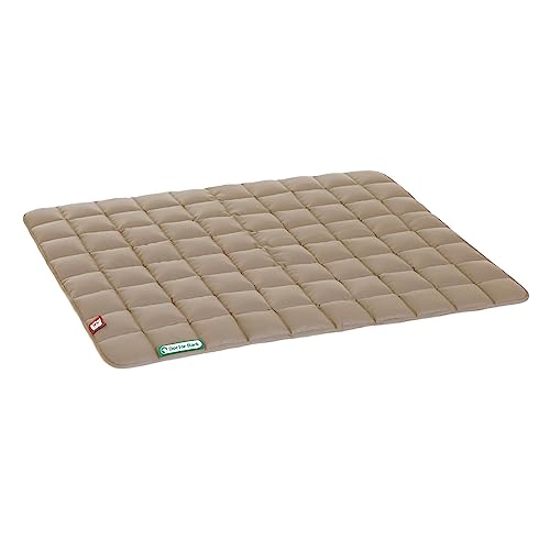 Doctor Bark Hundedecke – weiche, hochwertige Hundematte für größere Hunde, robuste Indoor-Outdoor Liegedecke, waschbar bis 95 °C (Gr. L, 100x80 cm, Goldbraun) von Doctor Bark