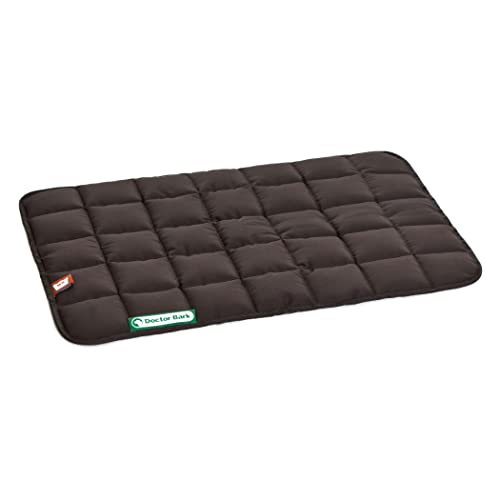 Doctor Bark Hundedecke - weiche, hochwertige Hundematte für kleine Hunde/Welpen, robuste Indoor - Outdoor Liegedecke, waschbar bis 95°C (Gr. S, Braun) von Doctor Bark