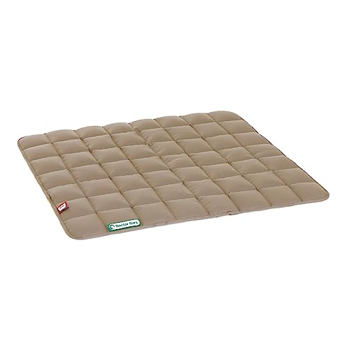 Doctor Bark Hundedecke – weiche, hochwertige Hundematte für mittlere Hunde, robuste Indoor-Outdoor Liegedecke, waschbar bis 95 °C (Gr. M, 80x70 cm, Goldbraun) von Doctor Bark