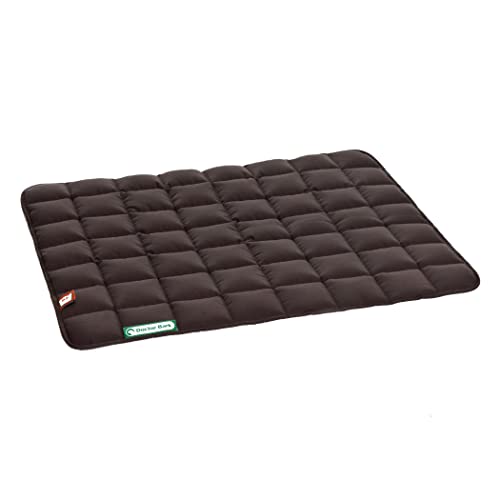 Doctor Bark Hundedecke – weiche, hochwertige Hundematte für mittlere Hunde, robuste Indoor-Outdoor Liegedecke, waschbar bis 95 °C (Gr. M, 80x70 cm, Braun) von Doctor Bark