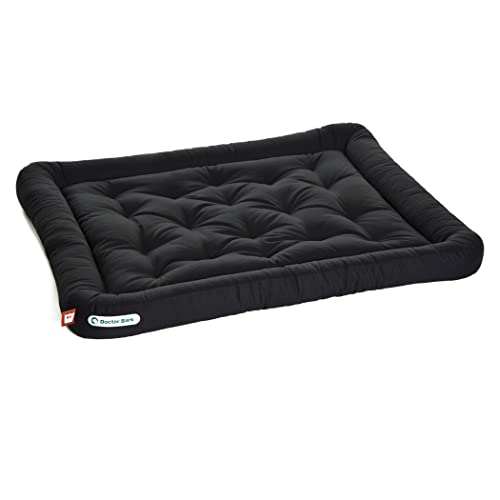 Doctor Bark Hundekissen - orthopädisches Hundebett, 95°C waschbar, hygienisch, robust & bequem (XL - 100x85 cm, Schwarz) von Doctor Bark