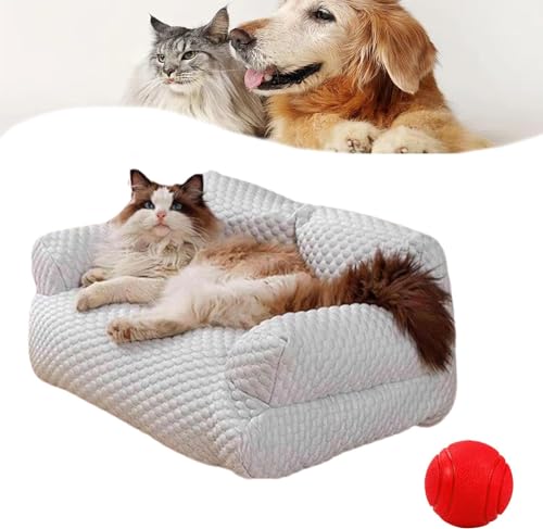 Kühlendes Haustierbett aus Eisseide, atmungsaktiv, waschbar, Hundesofa, kühlendes Bett, Sommerschlafen, kühles Eisseidenbett für kleine, mittelgroße und große Hunde & Katzen, atmungsaktiv, waschbar, Kühlendes Haustierbett aus Eisseide, atmungsaktiv, waschbar, Hundesofa, kühlendes Bett, Sommerschlafen, kühles Eisseidenbett für kleine, mittelgroße und große Hunde & Katzen, atmungsaktiv, waschbar, von Doduiu
