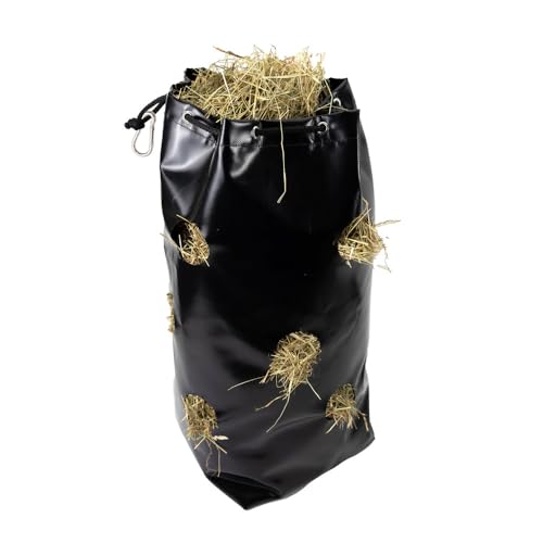 Dönges Haybag mit Karabiner Heubeutel Heunetz Heusack Heutasche Futterbeutel mit 8 cm Löchern Rauhfutterbehälter Beschäftigungssack Aufbewahrungsbeutel ca. 9 kg Füllmenge Dönges Haybag mit Karabiner Heubeutel Heunetz Heusack Heutasche Futterbeutel mit 8 cm Löchern Rauhfutterbehälter Beschäftigungssack Aufbewahrungsbeutel ca. 9 kg Füllmenge von Dönges