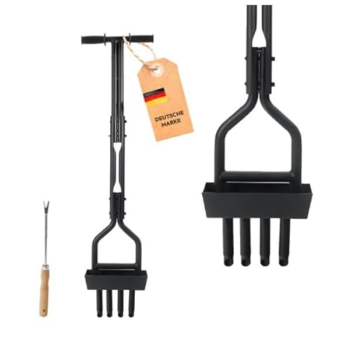 Dönges Rasenlüfter manuell - 4 Zinken aus Stahl + Kernsammelrahmen - Hand-Aerifizierer für Moosreduzierung & bessere Nährstoffaufnahme - 99cm Dönges Rasenlüfter manuell - 4 Zinken aus Stahl + Kernsammelrahmen - Hand-Aerifizierer für Moosreduzierung & bessere Nährstoffaufnahme - 99cm von Dönges