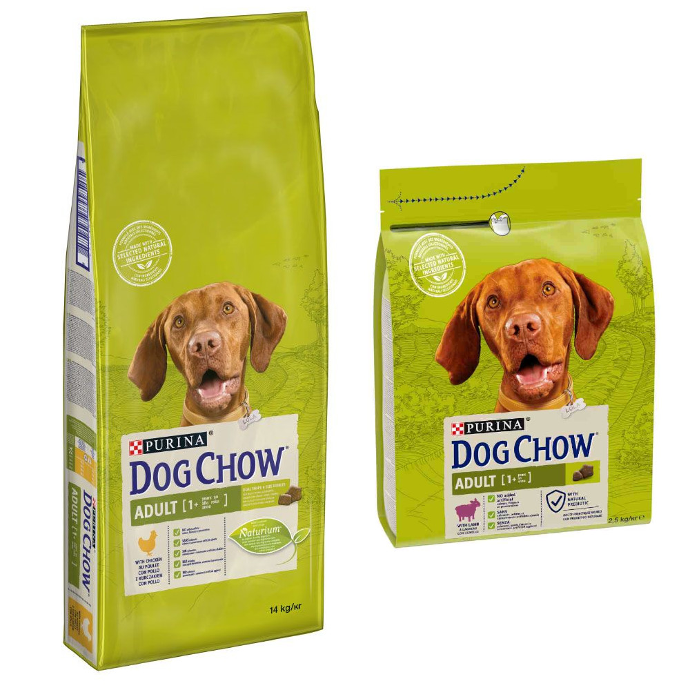 14 kg PURINA Dog Chow + 2,5 Adult Lamm Trockenfutter gratis! - Adult Huhn 14 kg PURINA Dog Chow + 2,5 Adult Lamm Trockenfutter gratis! - Adult Huhn von Dog Chow