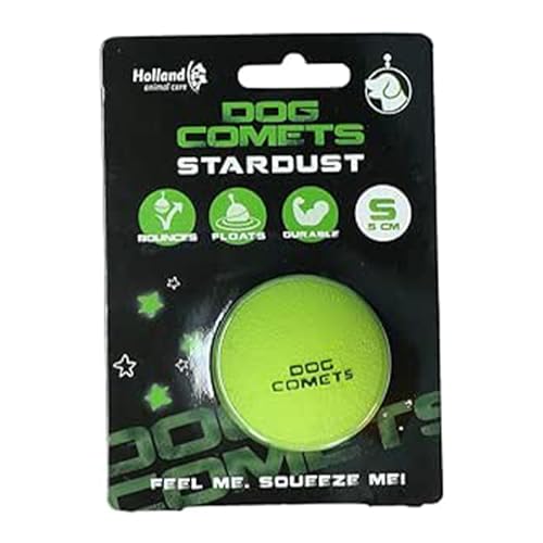 Dog Comets Ball Stardust - Hundespielzeug - Hundeball - Ø5 cm - 1 stück - Naturkautschuk - Grün von Dog Comets