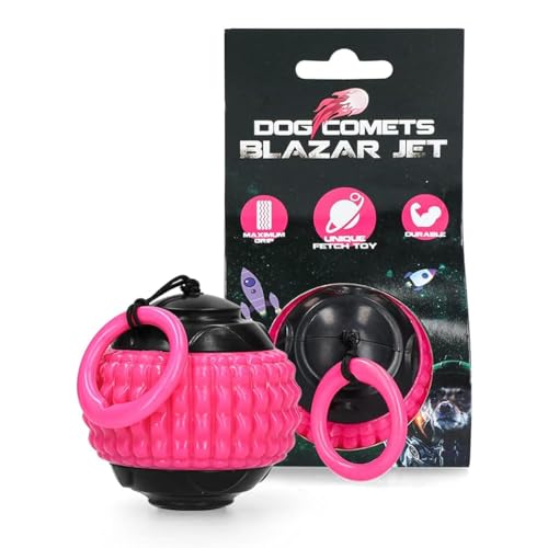 Dog Comets Blazar Jet - Hundespielzeug - Hundeball - Kunststoff - Ø 5 cm - Rosa von Dog Comets