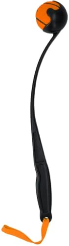 Dog Comets Launcher – 48 cm – Ballwerfer für Hunde – Wurfstock – Hundespielzeug – Hundespielzeug mit Tennisball – Hundeball – M – Orange Dog Comets Launcher – 48 cm – Ballwerfer für Hunde – Wurfstock – Hundespielzeug – Hundespielzeug mit Tennisball – Hundeball – M – Orange von Dog Comets