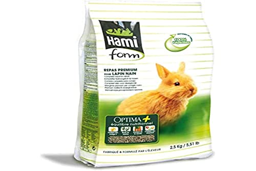 HAMI – Form Premium Mahlzeit für Zwergkaninchen, 2,5 kg von animo concept