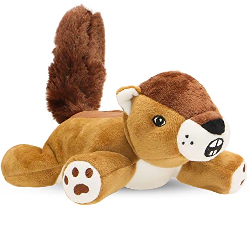 Dog Dog Big Fat Eichhörnchen Plüschtier Strapazierfähiger Stoff mit Quietscher und flauschigem Schwanz Dog Dog Big Fat Eichhörnchen Plüschtier Strapazierfähiger Stoff mit Quietscher und flauschigem Schwanz von Dog Dog