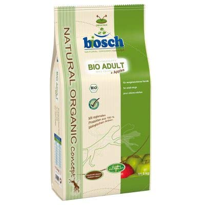 Dog Food Hundefutter Bosch, Bio-Erwachsene, für ausgewachsene Hunde, älter als 1 Jahr, Vorteilspackung: 2 x 11,5 kg von Dog Food