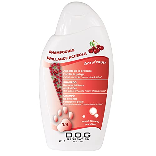 Dog Génération Acerola Glanz-Shampoo für Hunde, 250 ml von Dog Génération