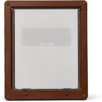 Dog Mate Manuelle große Hundeklappe mit 2-Wege-Verschluss - 216 braun von Dog Mate