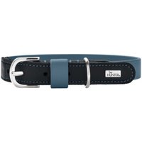 Dog Sport HUNTER Hundehalsband wolmar biothane x leder blau S-M Dog Sport HUNTER Hundehalsband wolmar biothane x leder blau S-M von Dog Sport