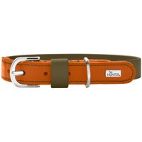 Dog Sport HUNTER Hundehalsband wolmar biothane x leder khaki L Dog Sport HUNTER Hundehalsband wolmar biothane x leder khaki L von Dog Sport