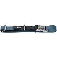 Dog Sport HUNTER Hundehalsung wolmar biothane x leder alu strong blau XL Dog Sport HUNTER Hundehalsung wolmar biothane x leder alu strong blau XL von Dog Sport