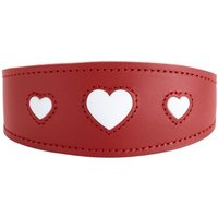 Dog Sport HUNTER Windhundhalsband love rot XS Dog Sport HUNTER Windhundhalsband love rot XS von Dog Sport