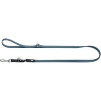 Dog Sport HUNTER stufenlos verstellbare Hundeführleine wolmar biothane x leder blau 1,9 cm Dog Sport HUNTER stufenlos verstellbare Hundeführleine wolmar biothane x leder blau 1,9 cm von Dog Sport
