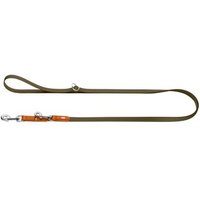 Dog Sport HUNTER stufenlos verstellbare Hundeführleine wolmar biothane x leder khaki 1,9 cm Dog Sport HUNTER stufenlos verstellbare Hundeführleine wolmar biothane x leder khaki 1,9 cm von Dog Sport