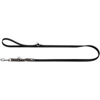 Dog Sport HUNTER stufenlos verstellbare Hundeführleine wolmar biothane x leder schwarz 1,6 cm Dog Sport HUNTER stufenlos verstellbare Hundeführleine wolmar biothane x leder schwarz 1,6 cm von Dog Sport