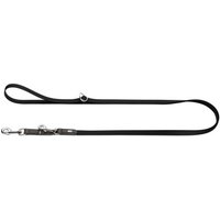 Dog Sport HUNTER stufenlos verstellbare Hundeführleine wolmar biothane x leder schwarz 1,9 cm Dog Sport HUNTER stufenlos verstellbare Hundeführleine wolmar biothane x leder schwarz 1,9 cm von Dog Sport