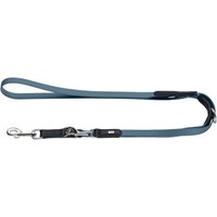 Dog Sport HUNTER verstellbare Hundeführleine wolmar biothane x leder blau 1,9 cm Dog Sport HUNTER verstellbare Hundeführleine wolmar biothane x leder blau 1,9 cm von Dog Sport