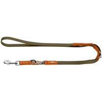 Dog Sport HUNTER verstellbare Hundeführleine wolmar biothane x leder khaki 1,6 cm Dog Sport HUNTER verstellbare Hundeführleine wolmar biothane x leder khaki 1,6 cm von Dog Sport