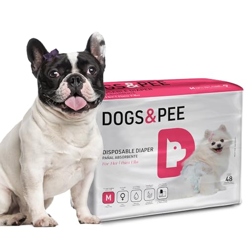 Dog´s Care Einweg-Hygiene-Windel für Hündinnen, ultra-saugfähig, bequem, Größe M, 6 kg bis 13 kg, 48 Einheiten Dog´s Care Einweg-Hygiene-Windel für Hündinnen, ultra-saugfähig, bequem, Größe M, 6 kg bis 13 kg, 48 Einheiten von Dog's Care