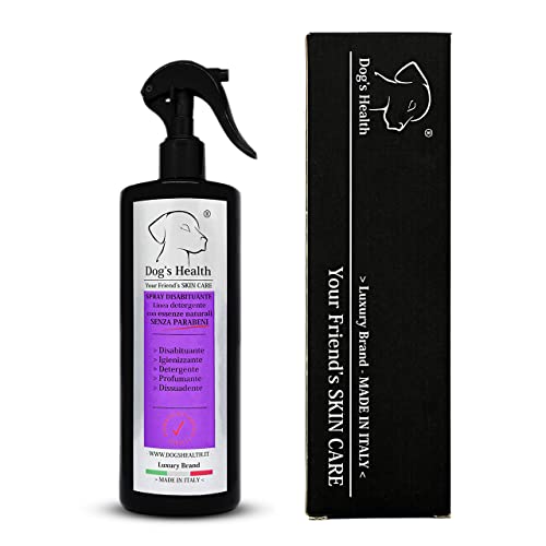 Dog’s Health® Spray 500ml - Hundegewöhnungsspray, Katzenabwehrmittel - Geruchsentfernung bei Hund und Katze, Langzeit-Erziehung für Innen und Außen. Reinigt, desinfiziert. Cruelty Free von Dog's Health