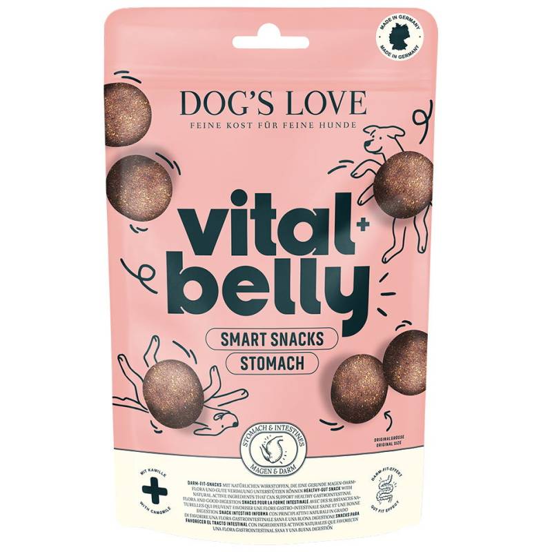 DOG'S LOVE 2-in-1 Hunde Leckerlis Vital+ Smart Snacks BELLY 150g, getreidefrei | Trainings-Leckerli & Belohnung für Hunde von Dog's Love