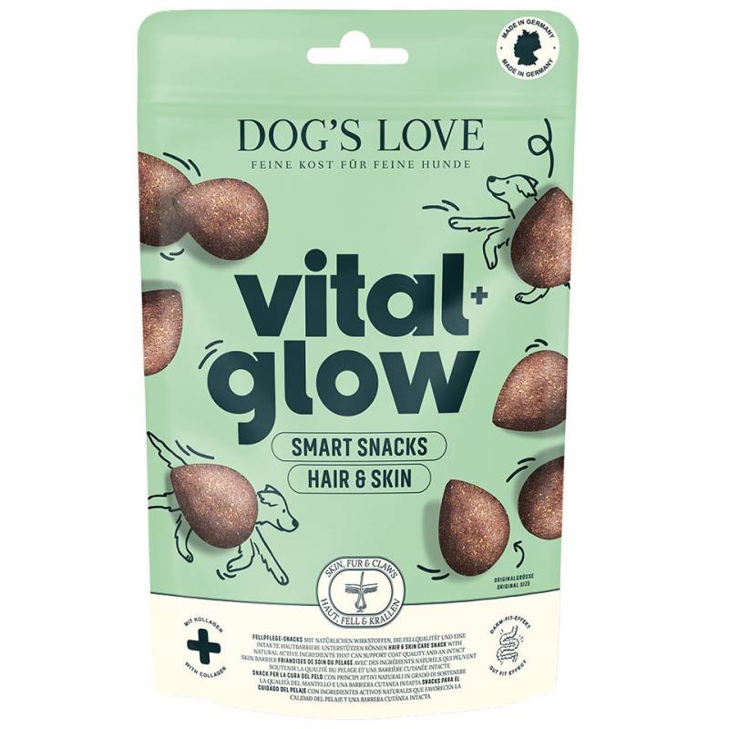DOG'S LOVE 2-in-1 Hunde Leckerlis Vital+ Smart Snacks GLOW 150g - 6er Vorteilspack , getreidefrei | Trainings-Leckerli & Belohnung für Hunde von Dog's Love
