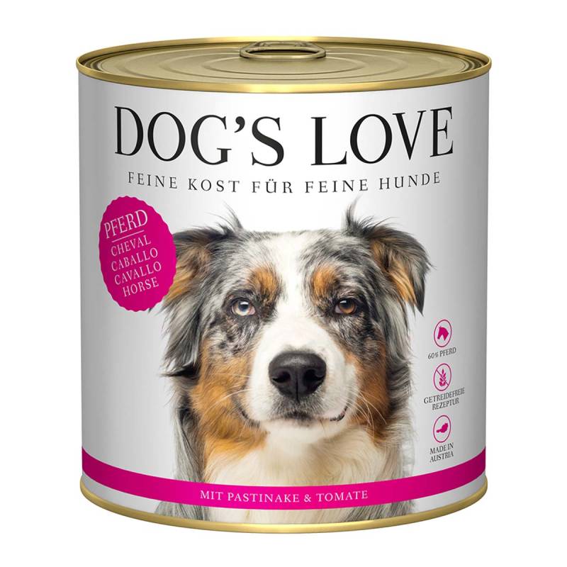 DOG'S LOVE ADULT Pferd 12x800g von Dog's Love